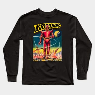 Retro Comics - Robot Long Sleeve T-Shirt